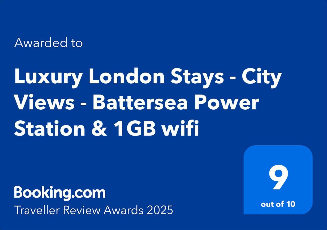 Battersea Power Station - Winter Garden Balcony & 1Gb Wifi - Luxurylondonstays Exterior photo